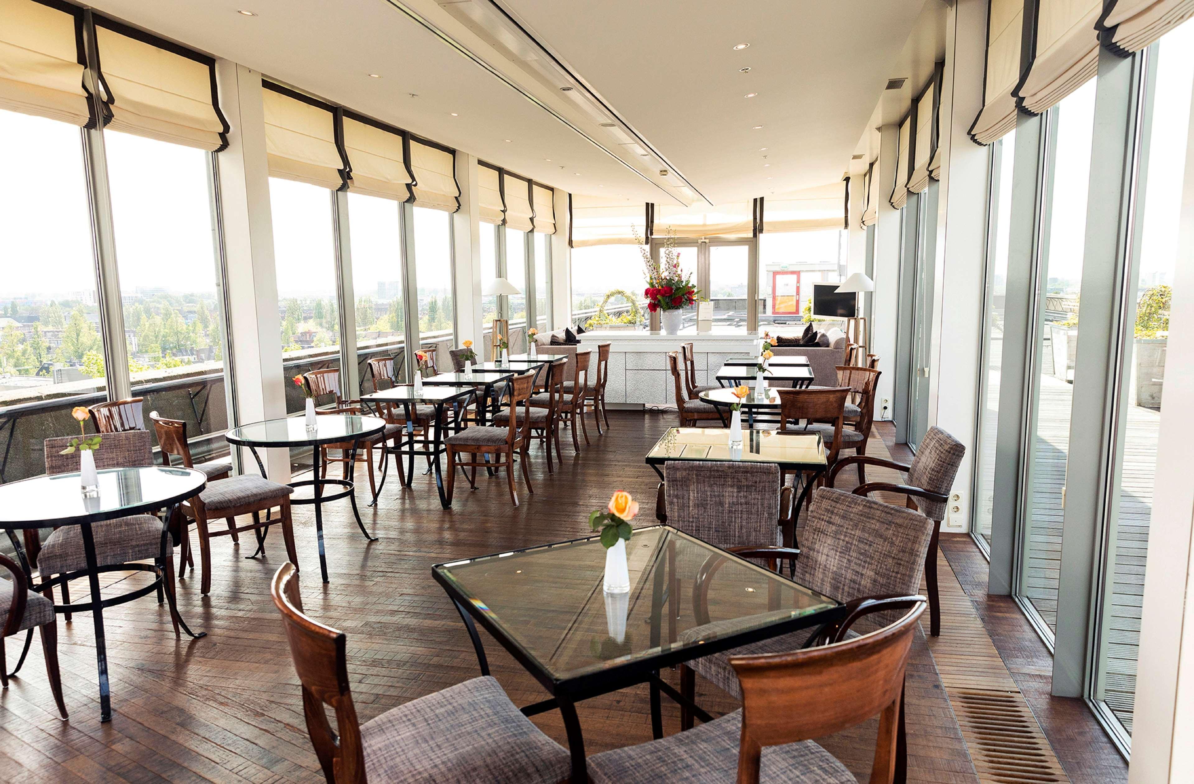 Hotel Hilton Amsterdam Esterno foto The restaurant